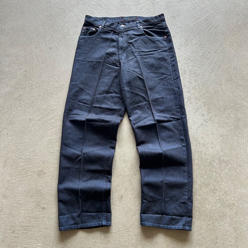 Vintage 90s Guess Jeans Size 36x34 Blue Dark Indigo Urban Fit American Tradition